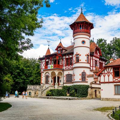 Little Castle, Herrsching at Ammersee, Bavaria, Germany