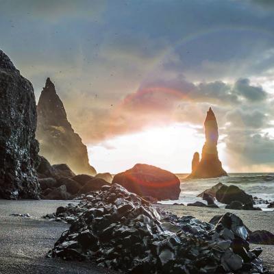 Reynisfjara Black Sand Beach, Vik, Iceland