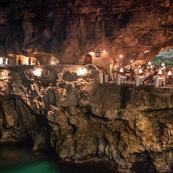 Eat in a Cave, Grotta Palazzese (Puglia, Italy)