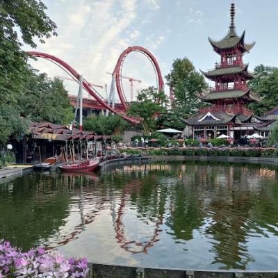 Tivoli Gardens in Copenhagen 