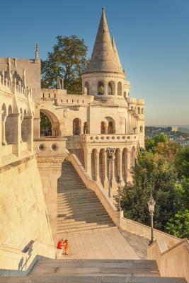 Fisherman's bastion, Buda castle, Budapest, Hungary