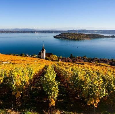 Ligerz, Bern. Switzerland