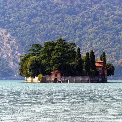 Isola di San Paolo, Lake Iseo, Lombardy, Italy
