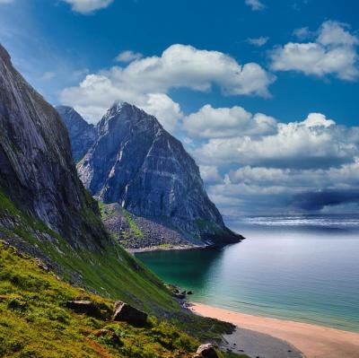Kvalvika Beach, Lofoten, Norway