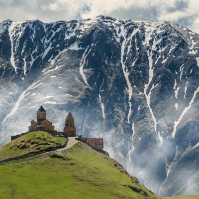 Trinity Gergeti Church, Kazbegi, Georgia