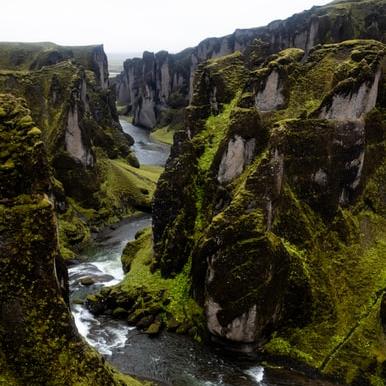 Fjaðrárgljúfur Canyon, Kirkjubæjarklaustur, Iceland