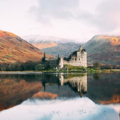 Kilchurn Castle, Lochawe, Dalmally, Scotland, UK