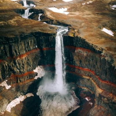 Hengifoss waterfalls, Iceland