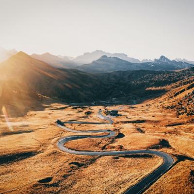 Passo Giau. Dolomites, Italy