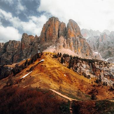 Passo Gardena, South Tyrol, Italy
