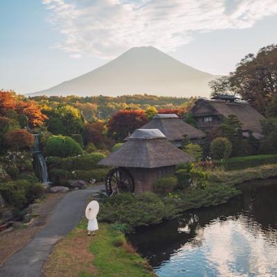 Oshino Hakkai, Shibokusa, Oshino, Yamanashi, Japan