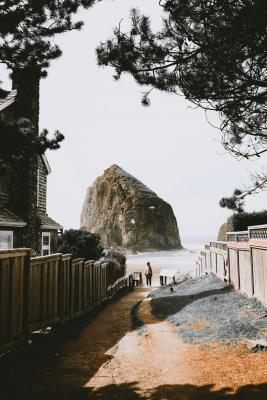 Haystack Rock, Oregon, USA