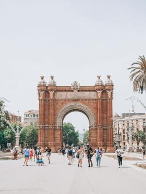 Arc de Triomf, Barcelona, Catalonia, Spain