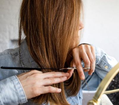 Learn how to cut your own hair at home
