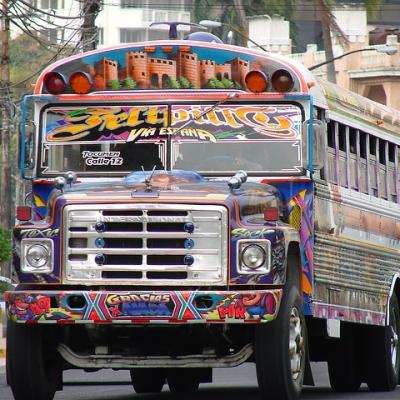 Ride a bus in Panama