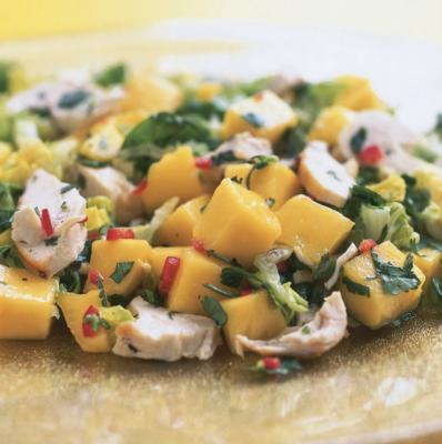 Try making a chicken, mango and chilli salad