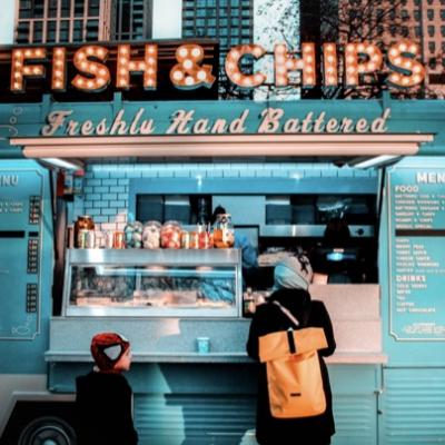 Eat from a food truck 