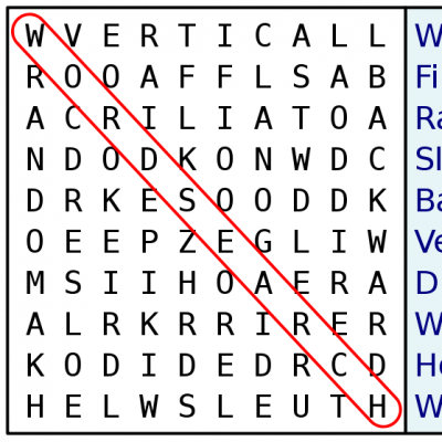 Do a Word Search puzzle