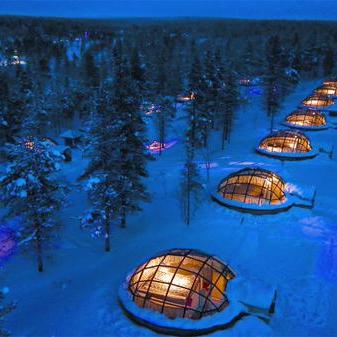 Stay in a glass igloo