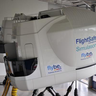 Try out in a flight simulator