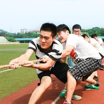 Join in a tug of war