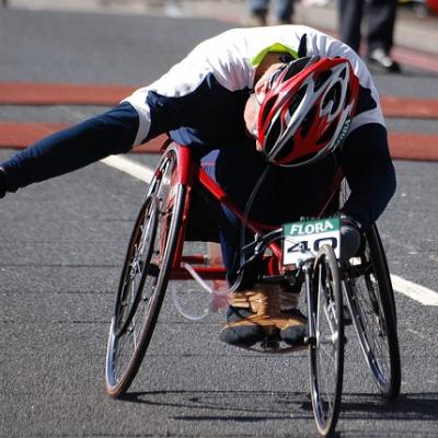 Compete in a wheelchair race