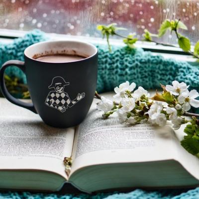 Enjoy a rainy day with a book