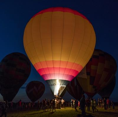 Go on a balloon flight at dawn
