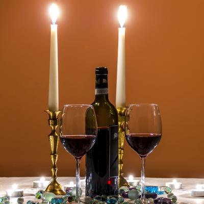 Cook a romantic candlelit meal