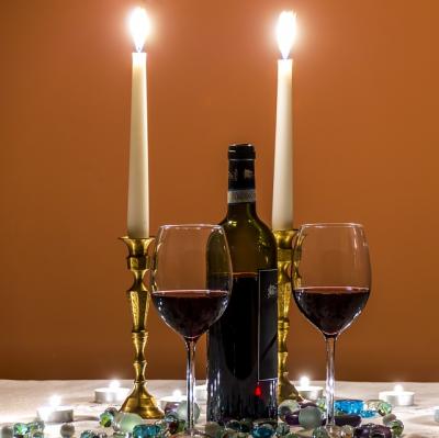 Make a romantic candlelit meal