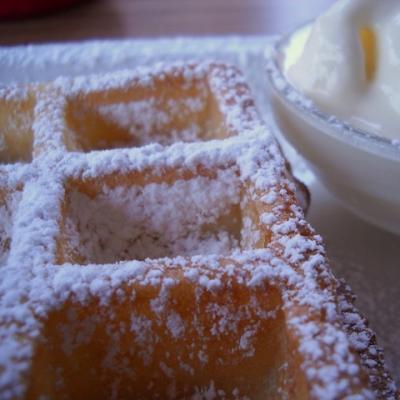 Eat Belgian waffles ...in Belgium