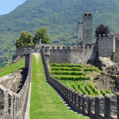 Walk on the ramparts of a castle