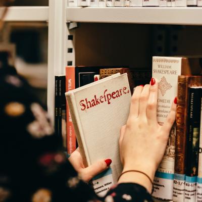 Leave a note in a library book