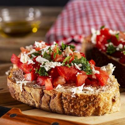 Eat bruschetta in Italy