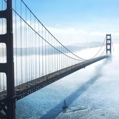 Cycle across Golden Gate bridge