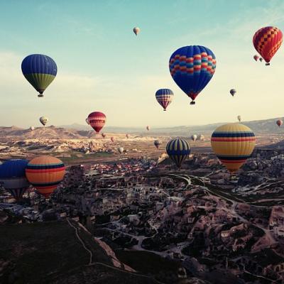 Balloon flight over Cappadocia