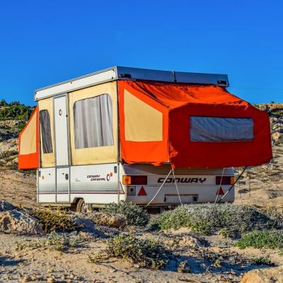 Stay in a static caravan 