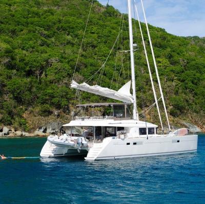 Sailing in a Catamaran