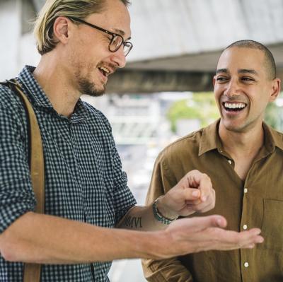 Start a conversation with a stranger