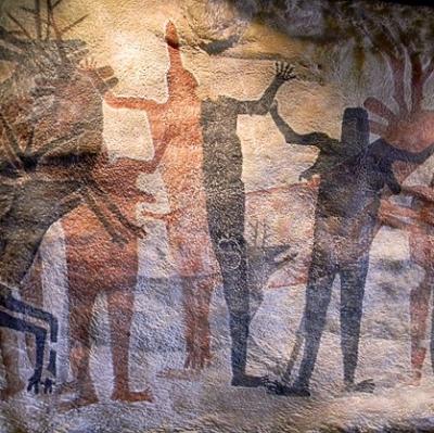See a pre historic cave painting