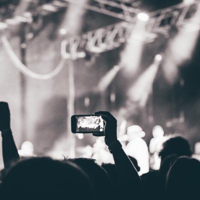 Be front row at a concert