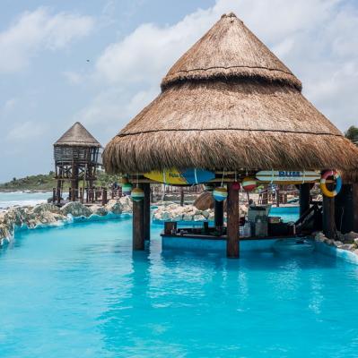Have a drink at a swim up pool bar