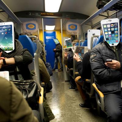 Actually converse with a stranger on a train