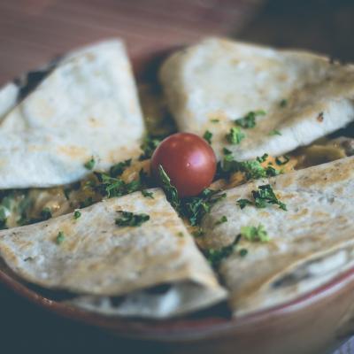 Eat quesadilla
