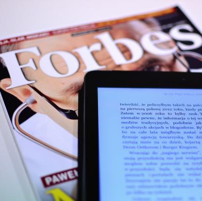 Be on the cover of Forbes magazine