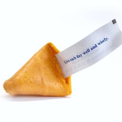 Put a message in a fortune cookie