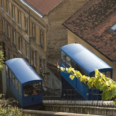 Ride a funicular train