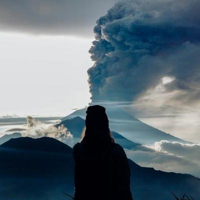 Watch an active volcano