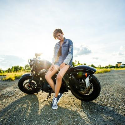 Learn to ride a motorcycle