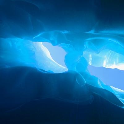 Explore an ice cave